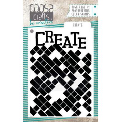 COOSA Crafts Clear Stamp - Create